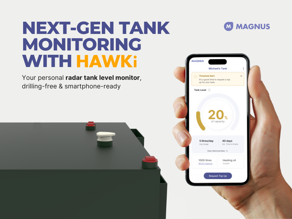 Magnus HAWKi Radar Smart Tank Level Monitor & Gauge